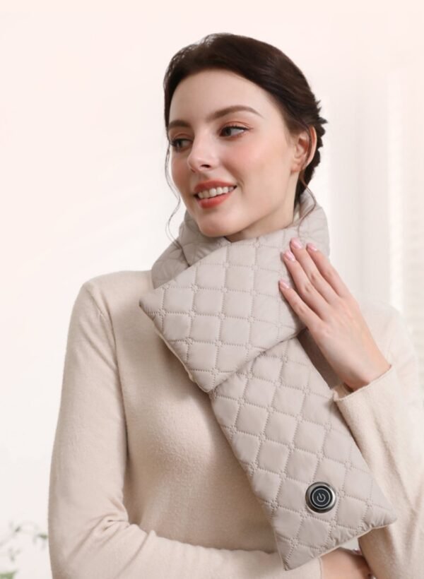 Electric Heating Scarf 3 Gear Heating Pads Outdoor Warm Heated Scarf USB Heater Thermal Shawl Neck Brace Warm Bib For Women Men - Image 3