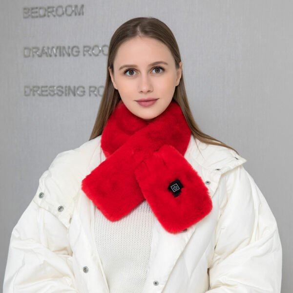 Heating Scarf USB Electric Heated Neck Wrap Heating Pad Pain Relief Three-gear Temperature Control Neck Warmer For Women Men - Image 2