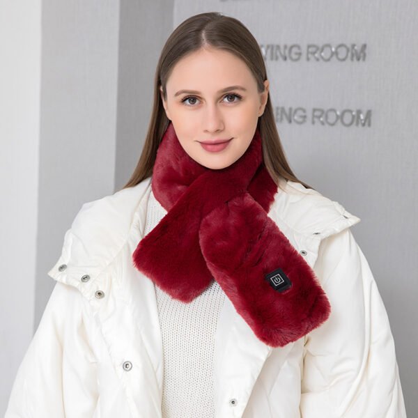 Heating Scarf USB Electric Heated Neck Wrap Heating Pad Pain Relief Three-gear Temperature Control Neck Warmer For Women Men - Image 5