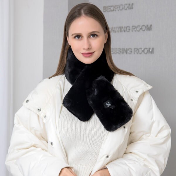 Heating Scarf USB Electric Heated Neck Wrap Heating Pad Pain Relief Three-gear Temperature Control Neck Warmer For Women Men - Image 4