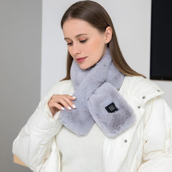 Heating Scarf USB Electric Heated Neck Wrap Heating Pad Pain Relief Three-gear Temperature Control Neck Warmer For Women Men - Image 3